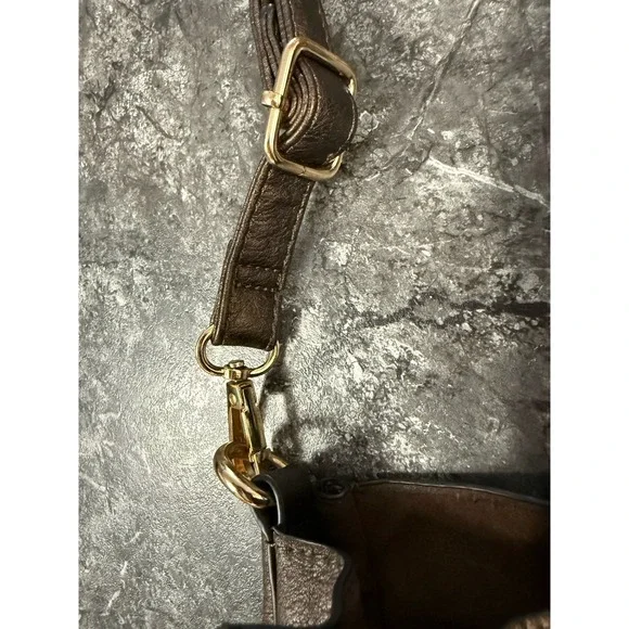 Dasein‎ Women Stylish Handbag Satchel Tote Shoulder Bag Studs Bronzed Brown - Picture 8 of 16